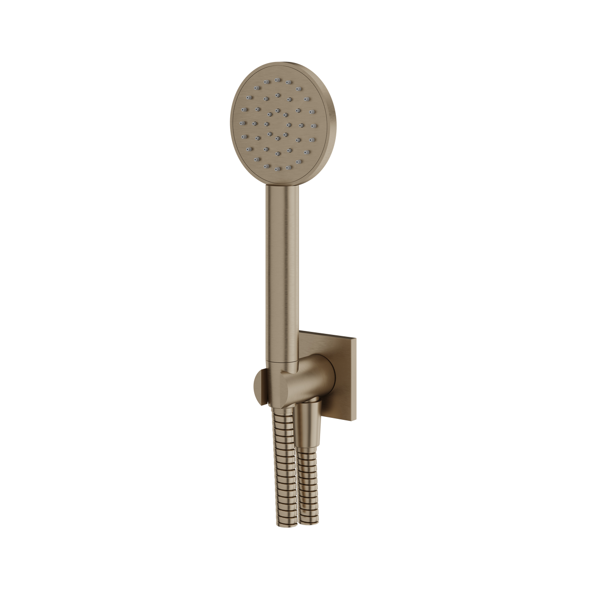 Aquabrass Handshower Sets HSS375 Round Handshower Set Square Flange
