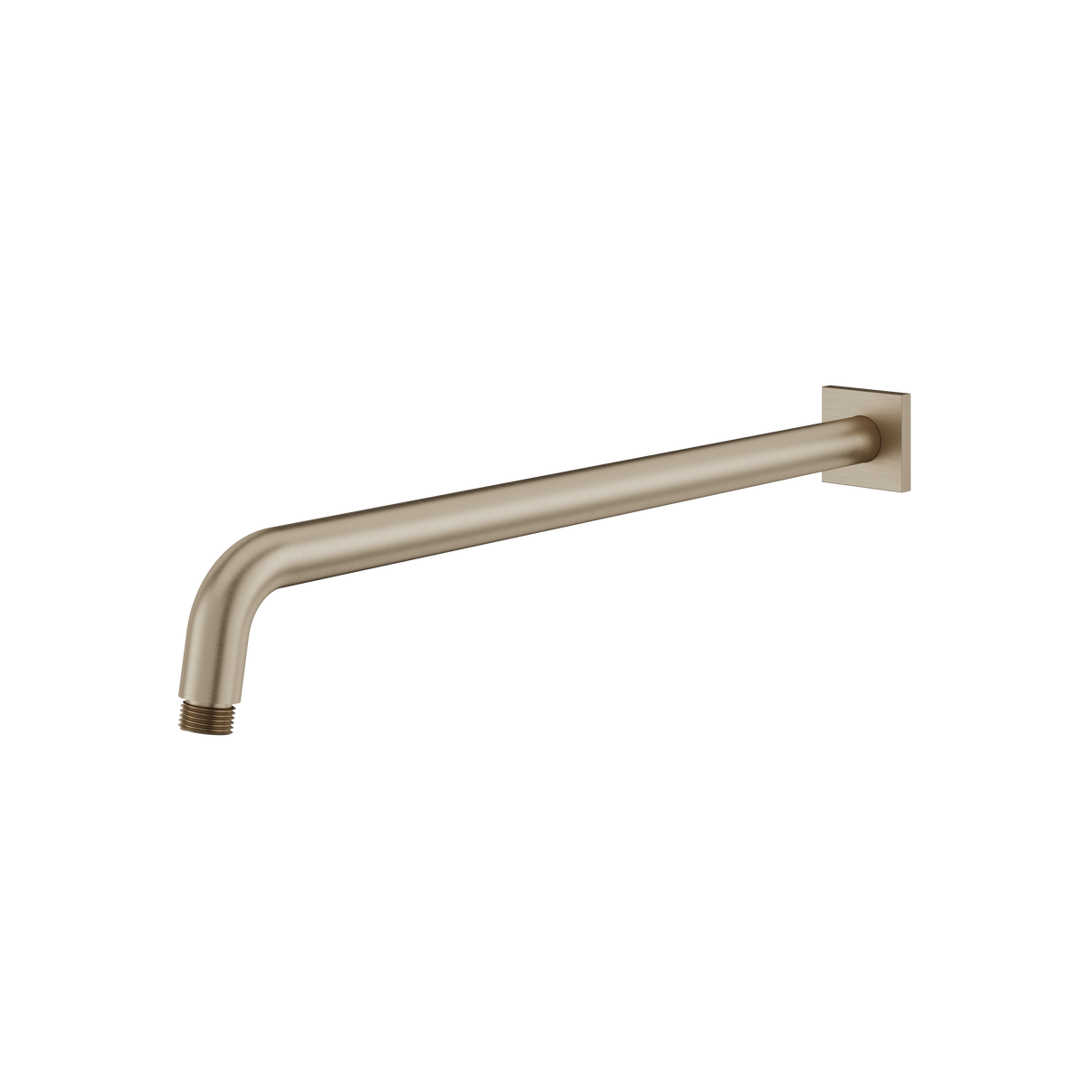 Aquabrass Shower Arms M8206 18" Round Shower Arm & Square Flange
