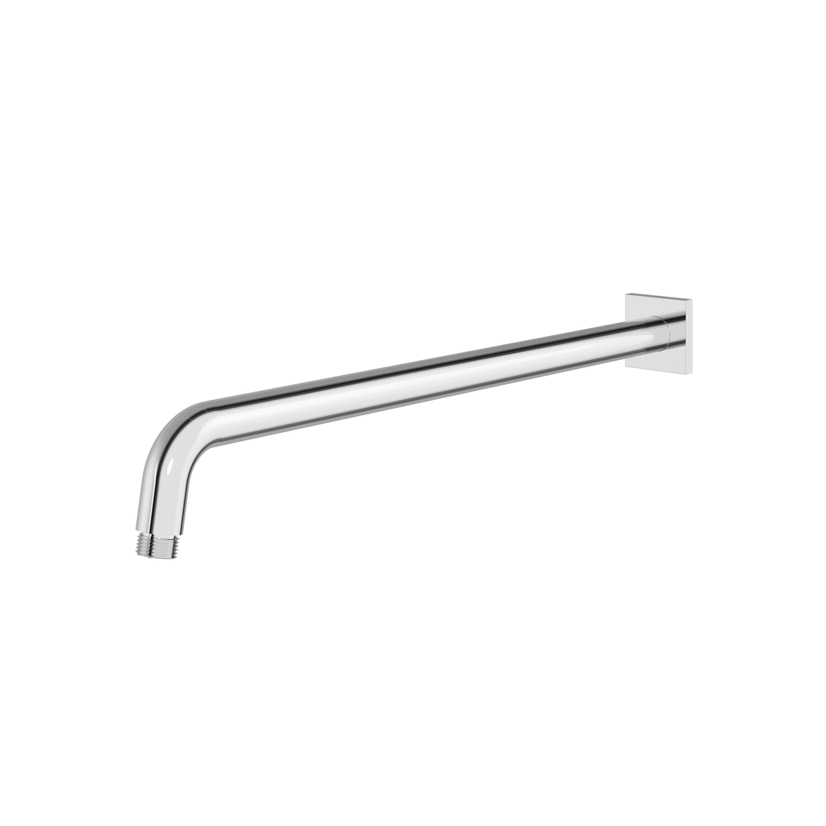 Aquabrass Shower Arms M8206 18" Round Shower Arm & Square Flange