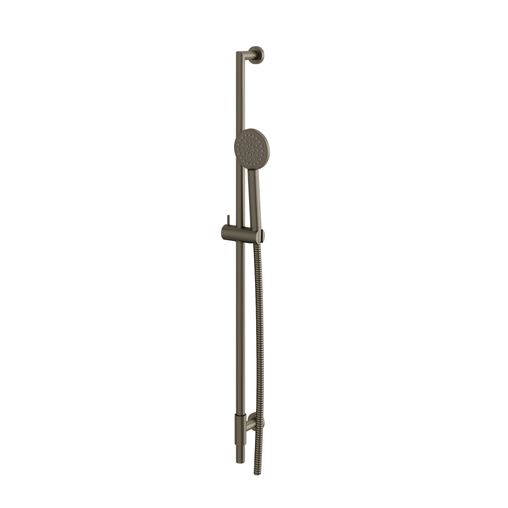 Aquabrass Shower Rail RCR85 Complete with Round Hand Shower