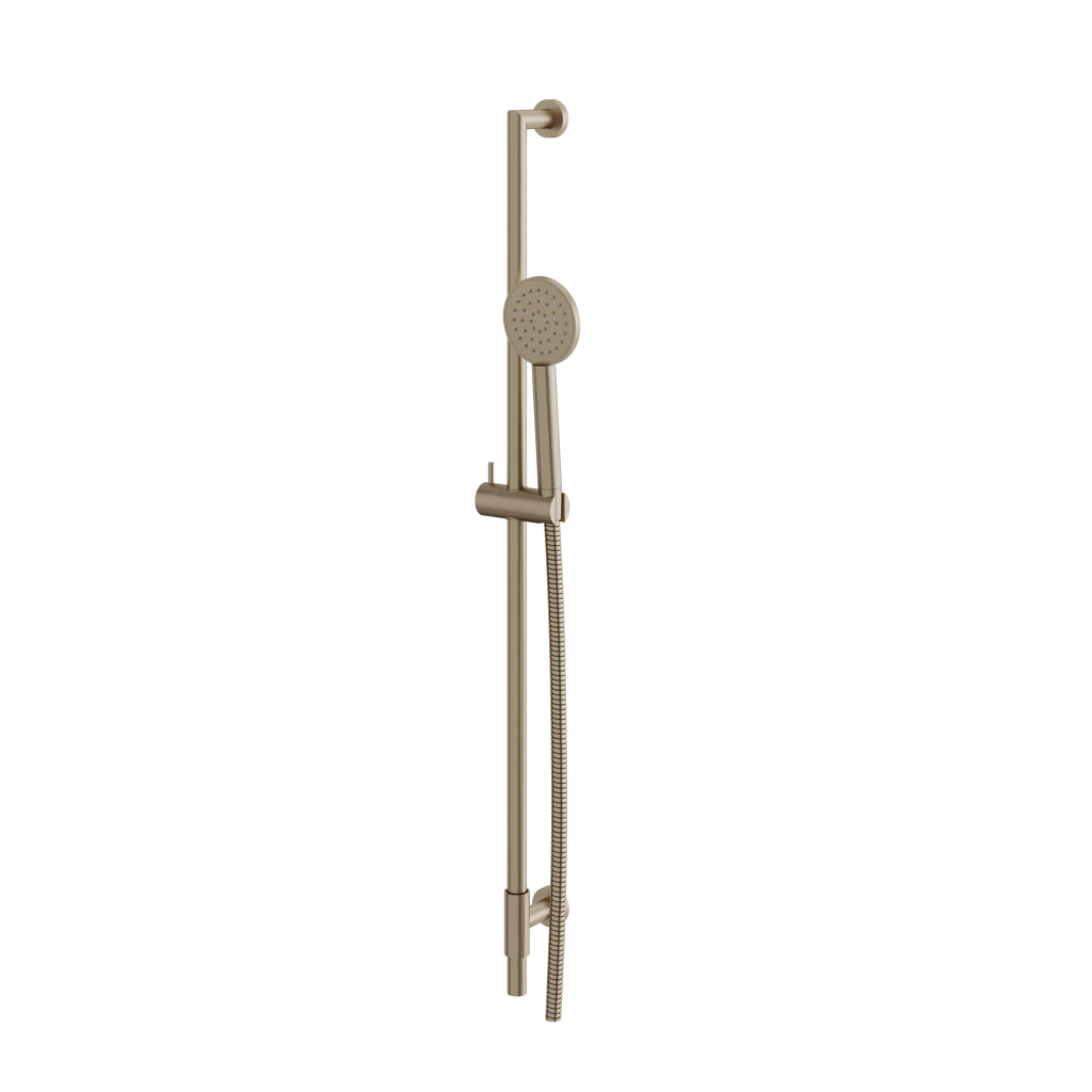 Aquabrass Shower Rail RCR85 Complete with Round Hand Shower