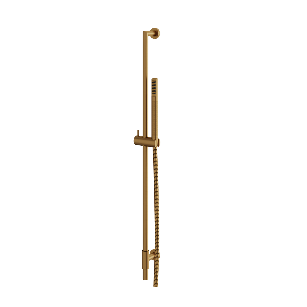 Aquabrass Shower Rail RCR95 Complete with Tubular Hand Shower