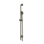 Aquabrass Shower Rail SCR85 Complete with Square Flange & Round Hand Shower