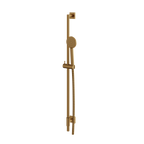 Aquabrass Shower Rail SCR85 Complete with Square Flange & Round Hand Shower