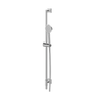 Aquabrass Shower Rail SCR85 Complete with Square Flange & Round Hand Shower