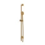 Aquabrass Shower Rail SCR85 Complete with Square Flange & Round Hand Shower