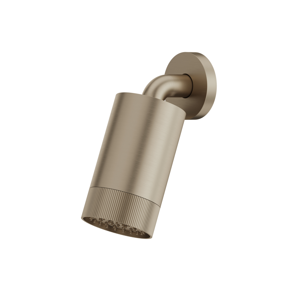 Aquabrass Rainheads SPT67 Shower Head with Wall Arm Textured Ring