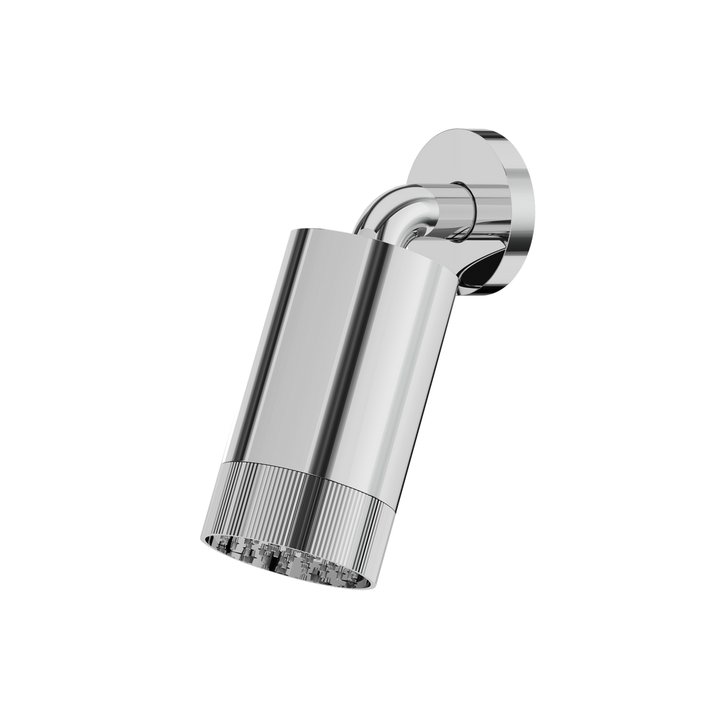 Aquabrass Rainheads SPT67 Shower Head with Wall Arm Textured Ring