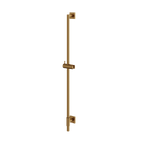 Aquabrass Shower Rail SSR35 Round Rail with Square Flange & Slider