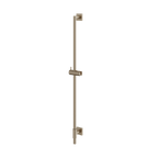 Aquabrass Shower Rail SSR35 Round Rail with Square Flange & Slider