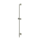 Aquabrass Shower Rail SSR35 Round Rail with Square Flange & Slider
