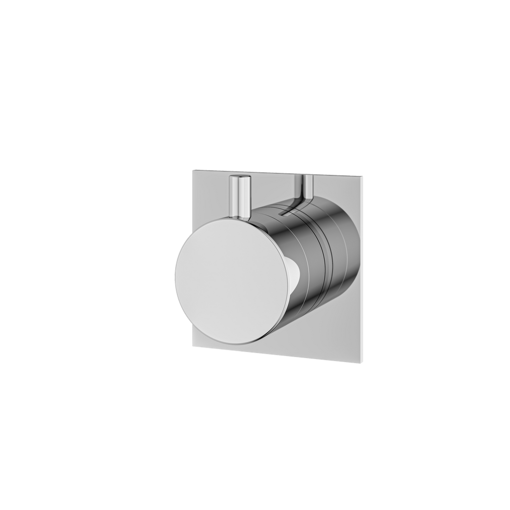 Aquabrass Shower Trims 93922 Square/round Trim Set 2-Way Shared 61934 Diverter