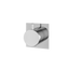 Aquabrass Shower Trims 93922 Square/round Trim Set 2-Way Shared 61934 Diverter