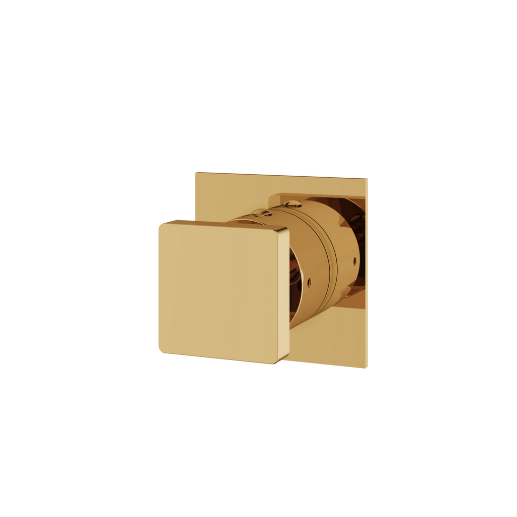 Aquabrass Shower Trims 93923 Square Trim Set 2-Way Shared 61934 Diverter