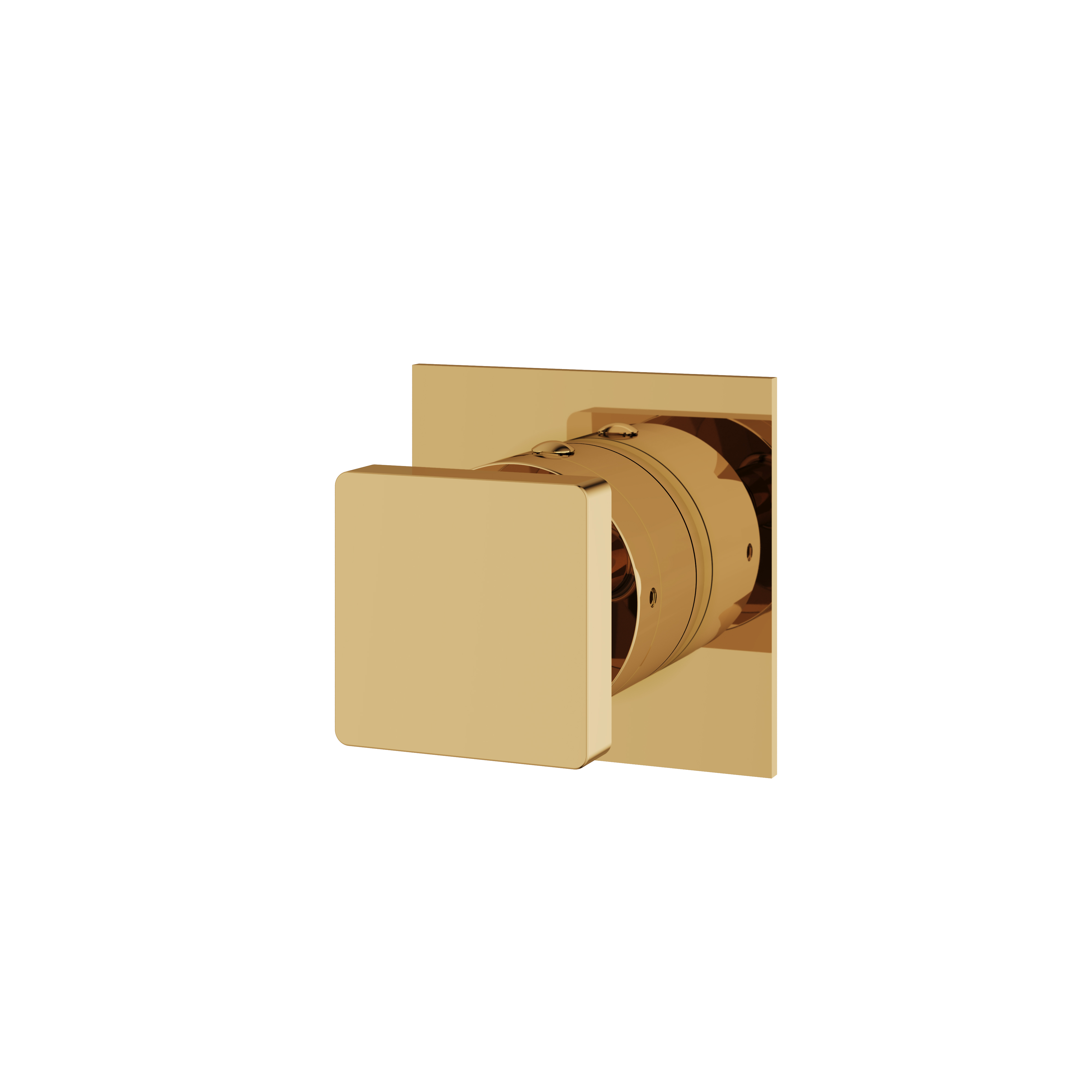 Aquabrass Shower Trims 93933 Square Trim Set 3-Way Shared 61934 Diverter Secondary image