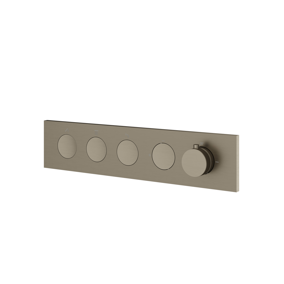 Aquabrass Aquaduct FL3W Flush 3-Way Shower Trim