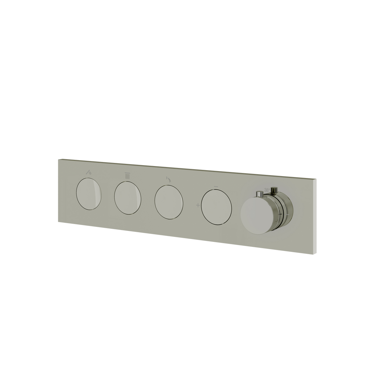 Aquabrass Aquaduct FL3W Flush 3-Way Shower Trim