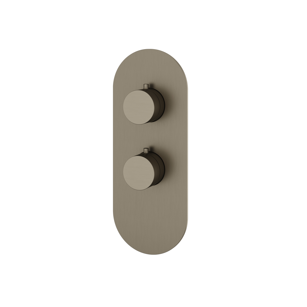 Aquabrass Shower Trims R3195 Round Trim Set T12001 Valve