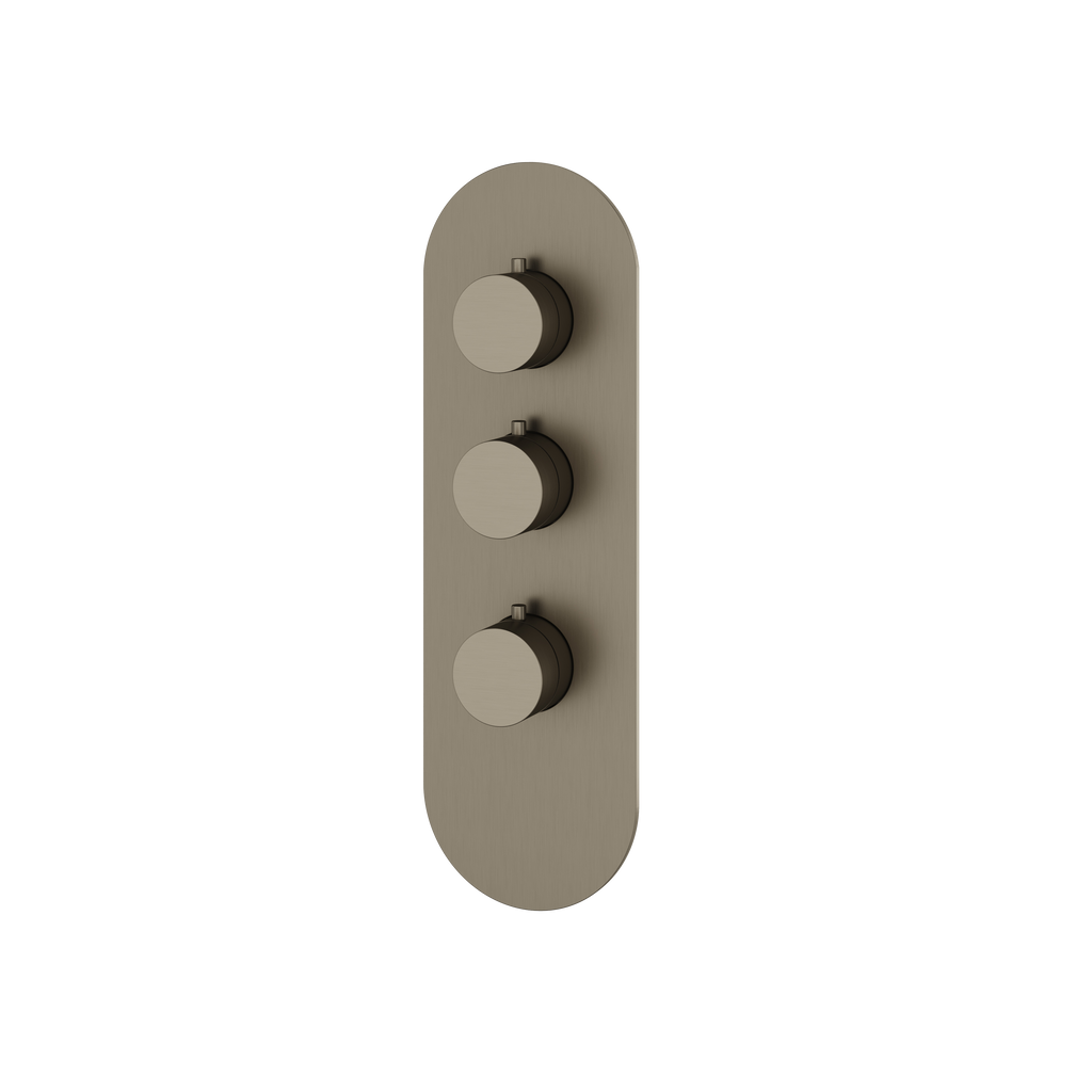 Aquabrass Shower Trims R3295 Round Trim Set T12002 Valve