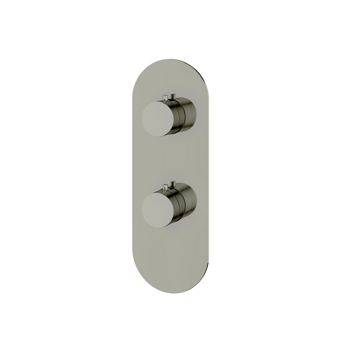 Aquabrass Shower Trims R9295 Round Trim Set 2-Way Non-Shared T12123 Valve