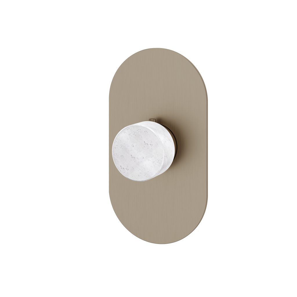 Aquabrass Marmo RM00BC Trim Set WH T12000 Valve