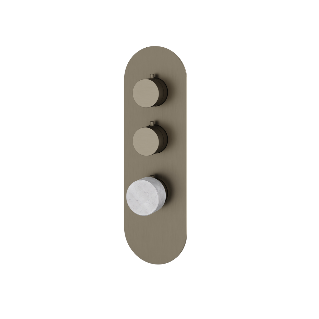 Aquabrass Marmo RM02BC Trim Set WH T12002 Valve