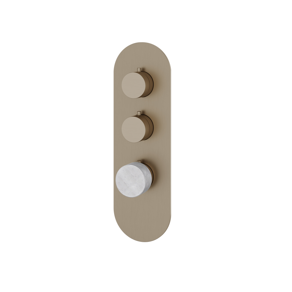 Aquabrass Marmo RM02BC Trim Set WH T12002 Valve