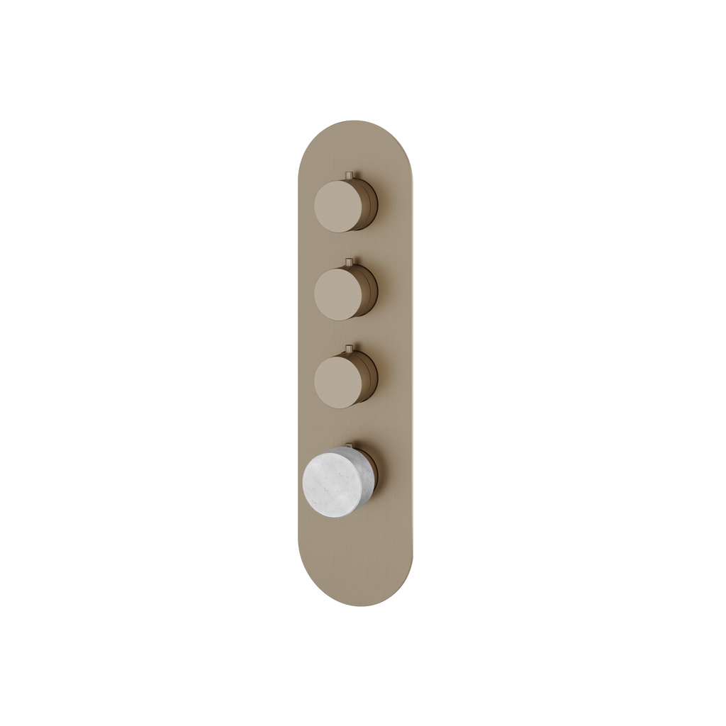 Aquabrass Marmo RM03BC Trim Set WH T12003 Valve