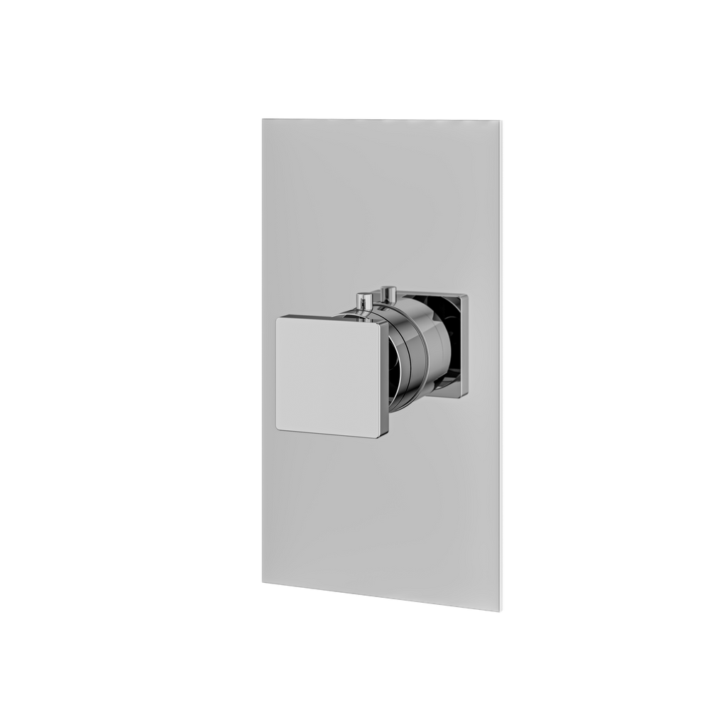 Aquabrass Shower Trims S3095 Square Trim Set T12000 Valve