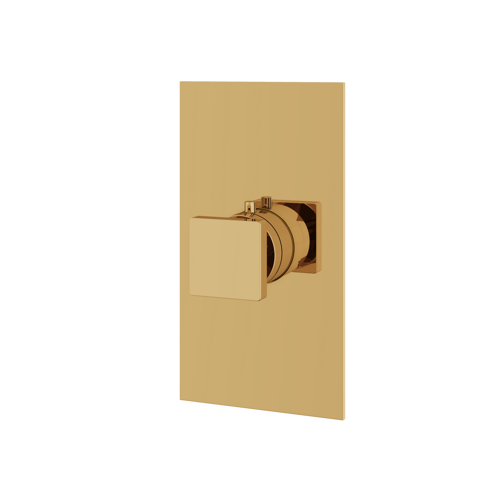 Aquabrass Shower Trims S3095 Square Trim Set T12000 Valve