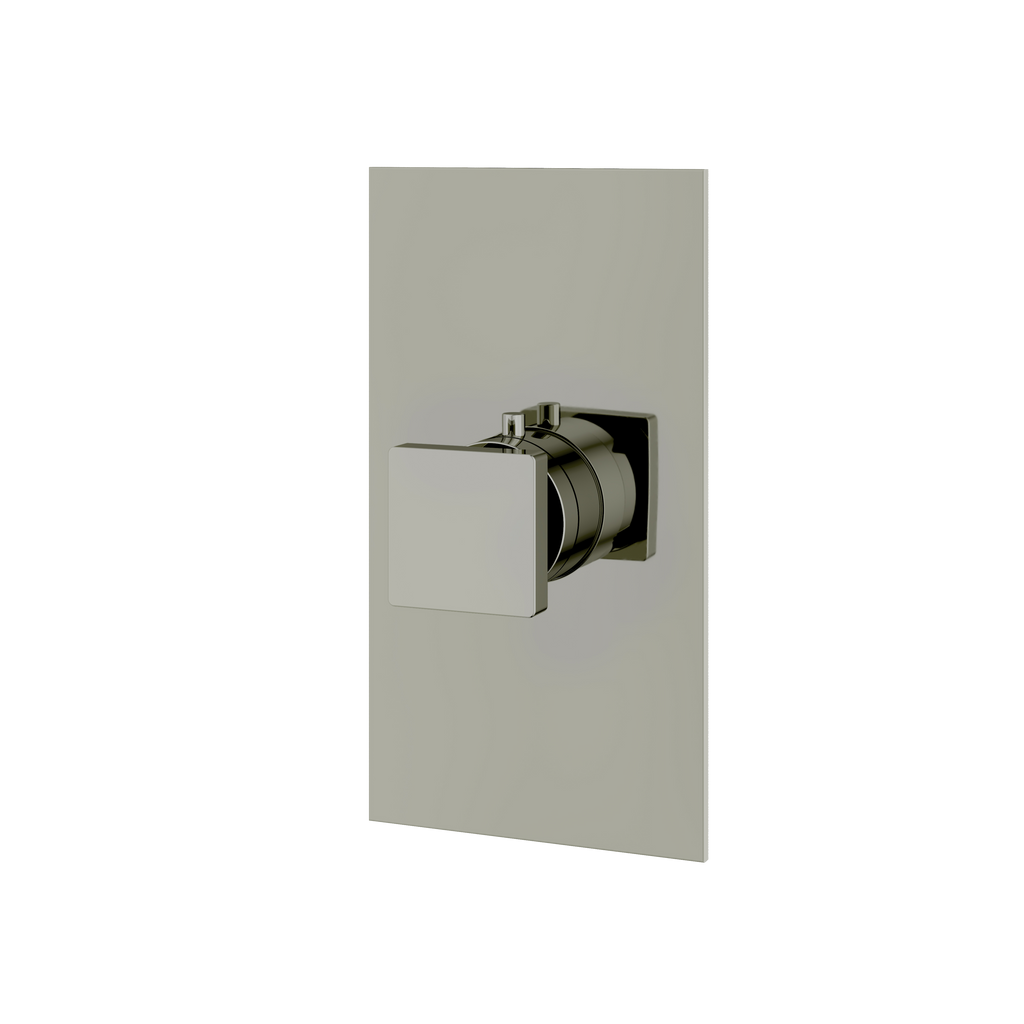 Aquabrass Shower Trims S3095 Square Trim Set T12000 Valve