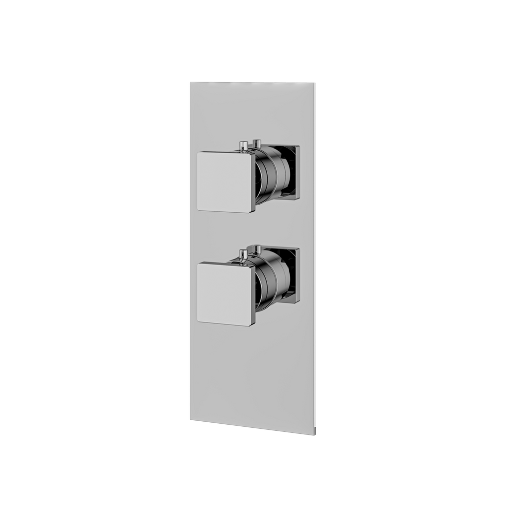 Aquabrass Shower Trims S3195 Square Trim Set T12001 Valve