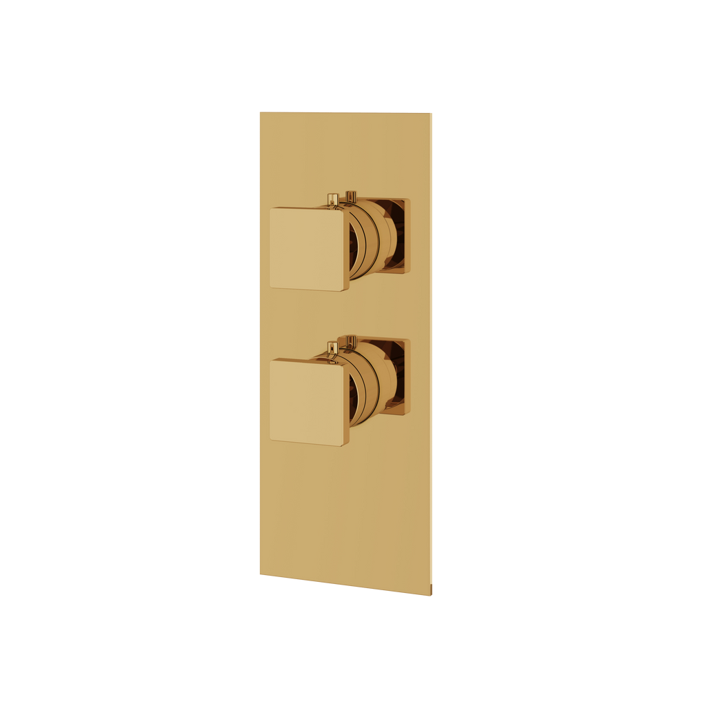Aquabrass Shower Trims S3195 Square Trim Set T12001 Valve