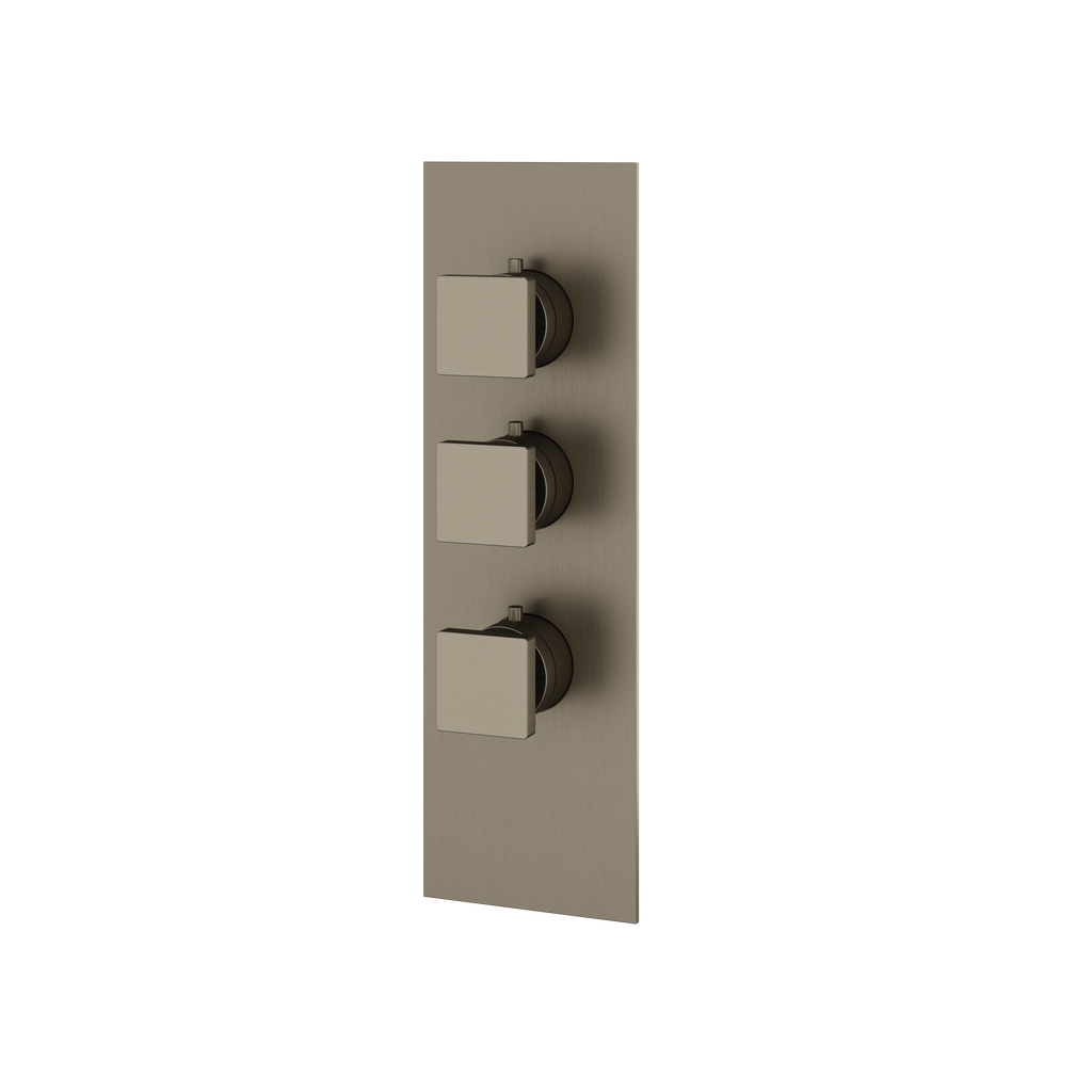 Aquabrass Shower Trims S3295 Square Trim Set T12002 Valve