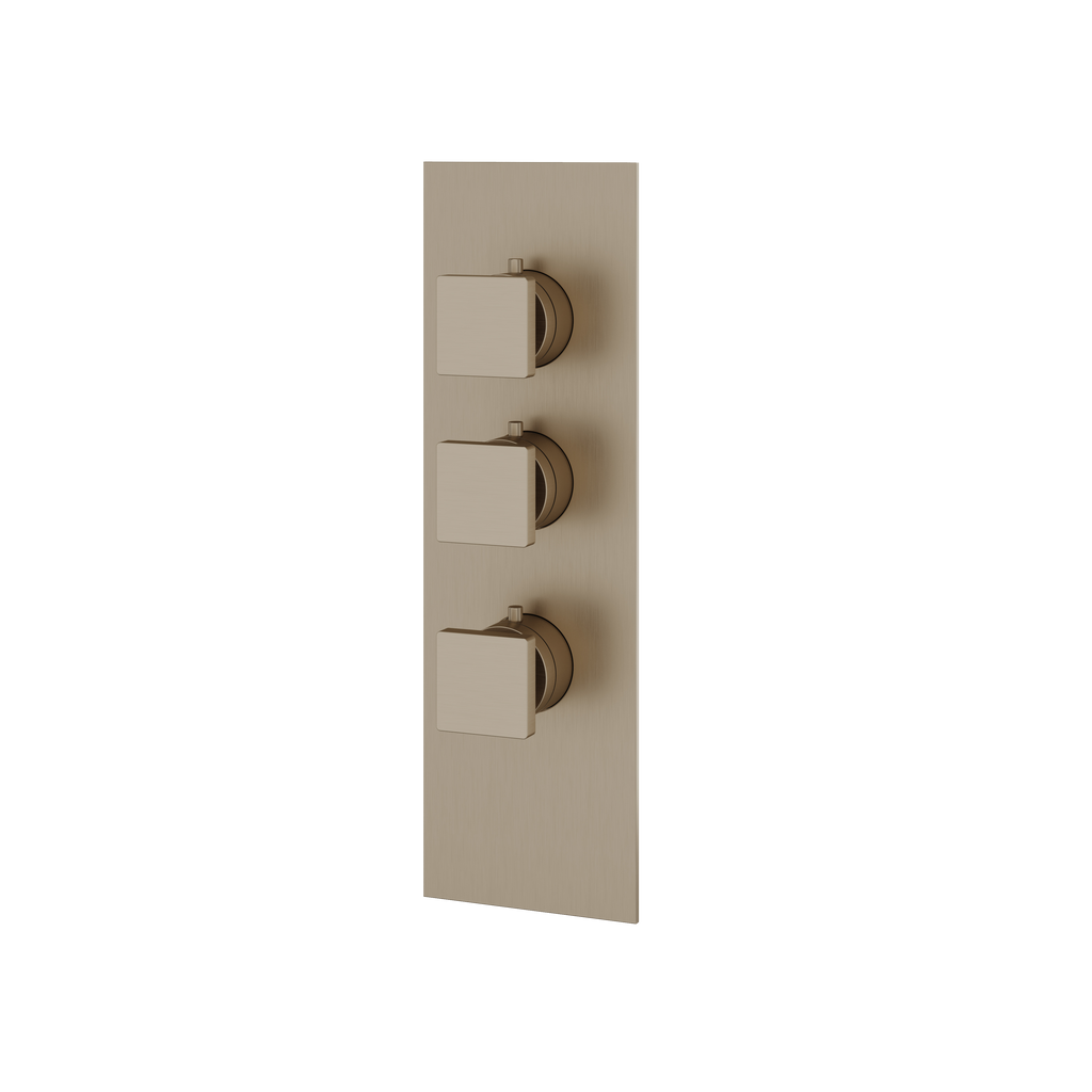 Aquabrass Shower Trims S3295 Square Trim Set T12002 Valve