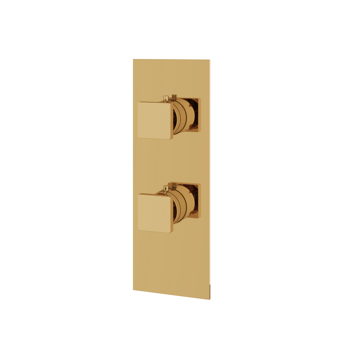 Aquabrass Shower Trims S9295 Square Trim Set 2-Way Non-Shared T12123 Valve