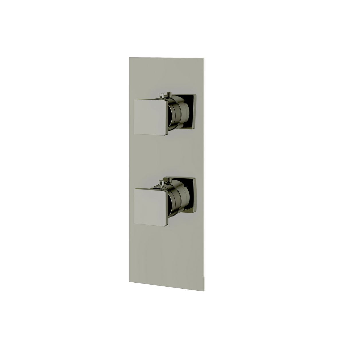 Aquabrass Shower Trims S9295 Square Trim Set 2-Way Non-Shared T12123 Valve