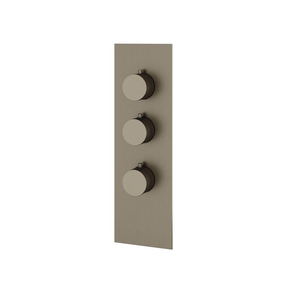 Aquabrass Shower Trims SR3295 Square/round Trim Set T12002 Valve