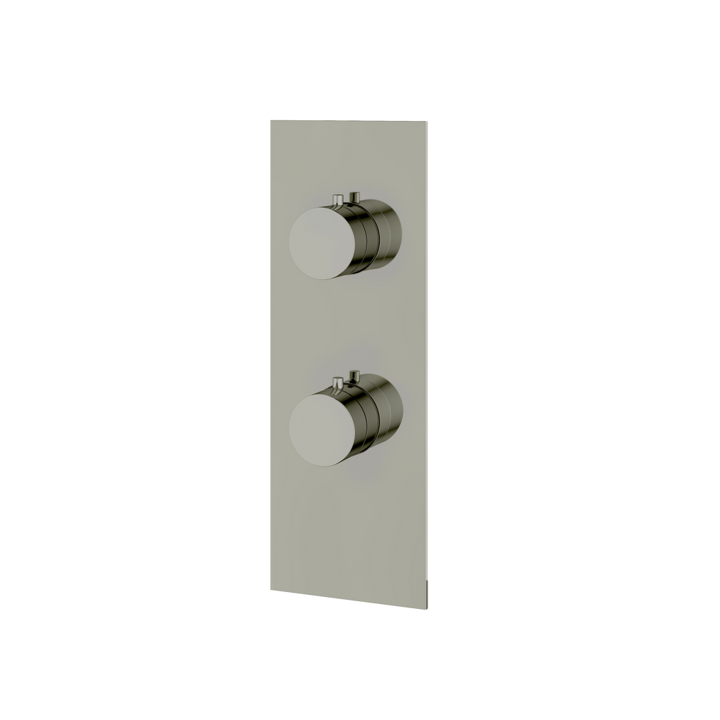 Aquabrass Shower Trims SR8395 Square/Round Trim Set 3-Way Shared T12123 Valve