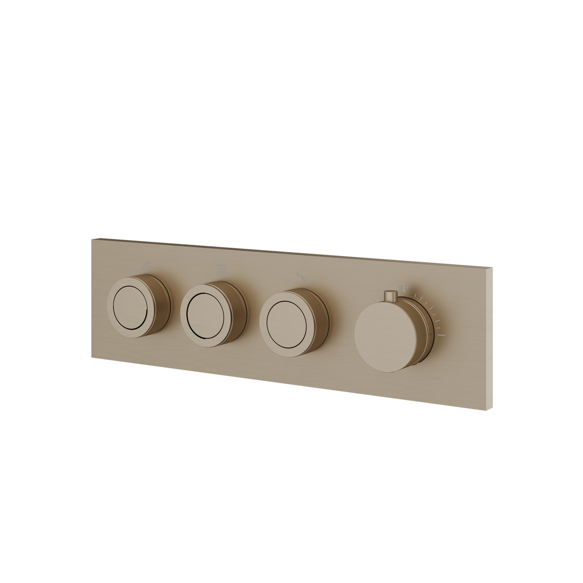Aquabrass Aquaduct TO3W Touch 3-Way Shower Trim
