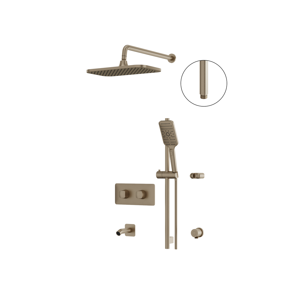 Aquabrass Inabox INABOX 02 Shower Faucet 3-Way Shared