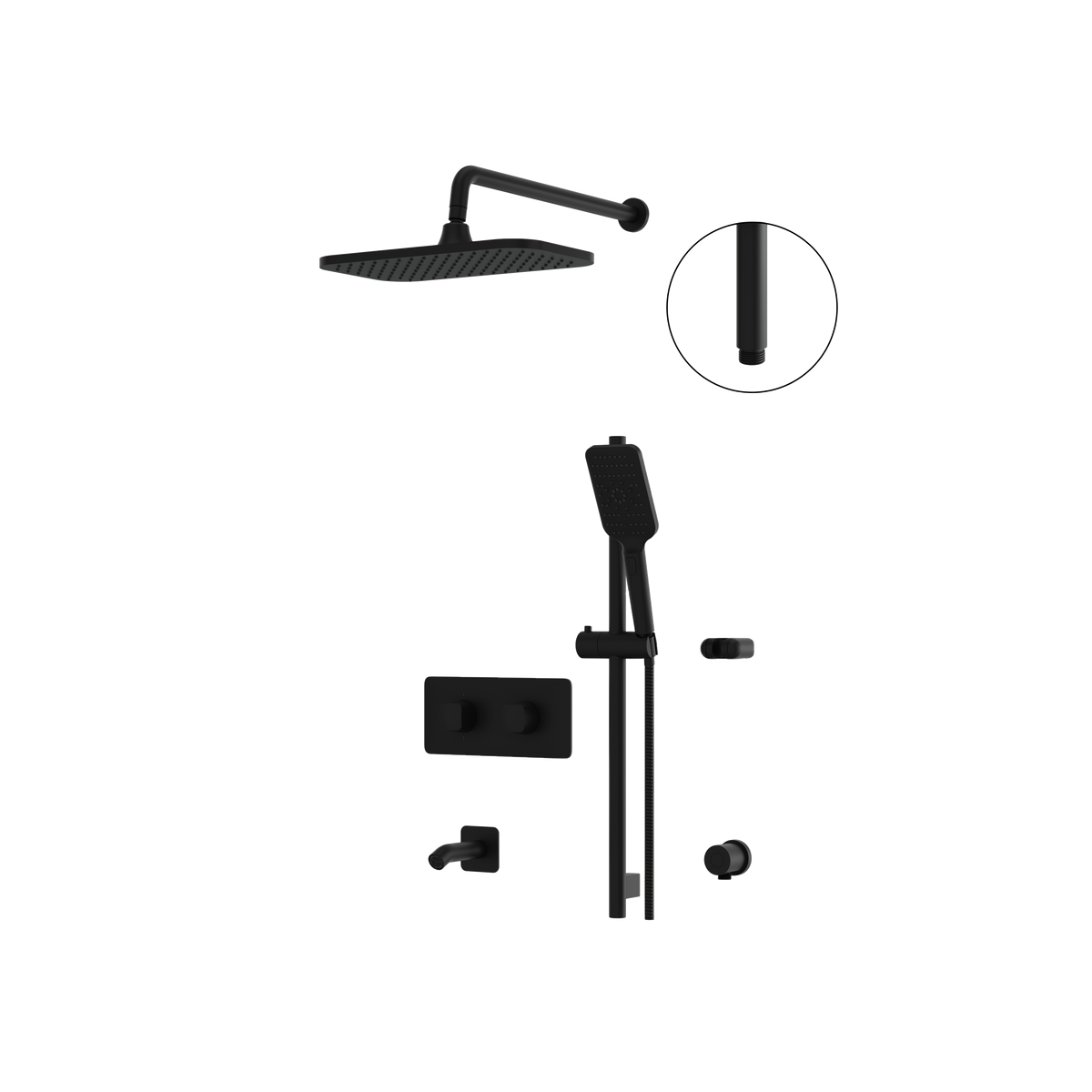 Aquabrass Inabox INABOX 02 Shower Faucet 3-Way Non Shared