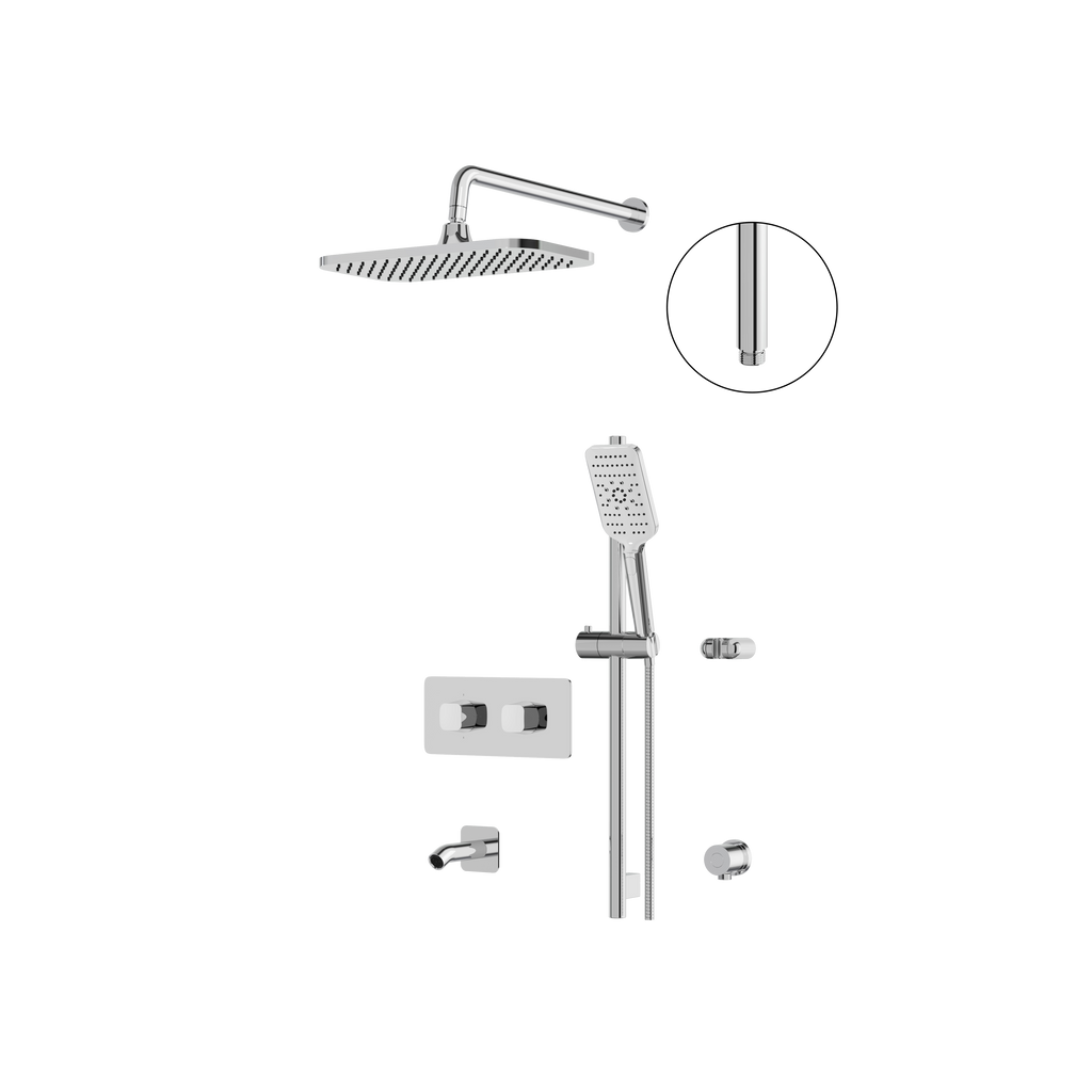 Aquabrass Inabox INABOX 02 Shower Faucet 3-Way Non Shared