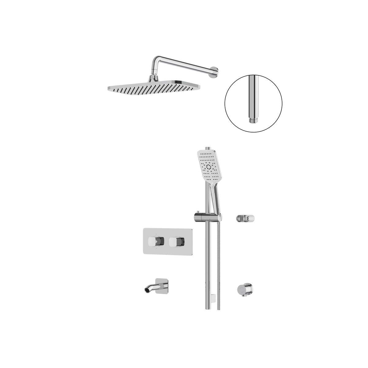 Aquabrass Inabox INABOX 02 Shower Faucet 3-Way Shared