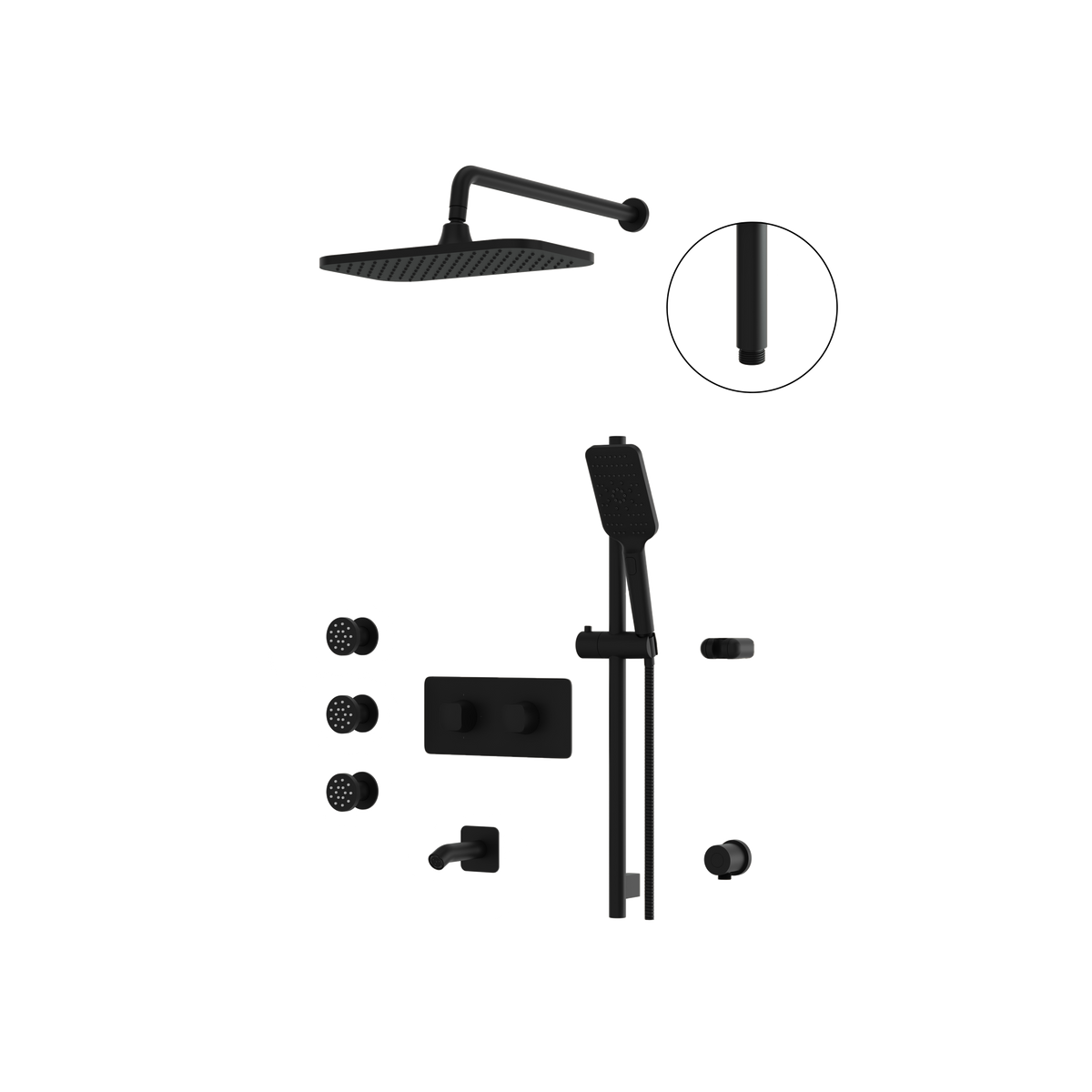 Aquabrass Inabox INABOX 03 Shower Faucet 3-Way Shared