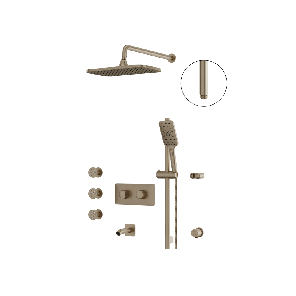 Aquabrass Inabox INABOX 03 Shower Faucet 3-Way Non Shared