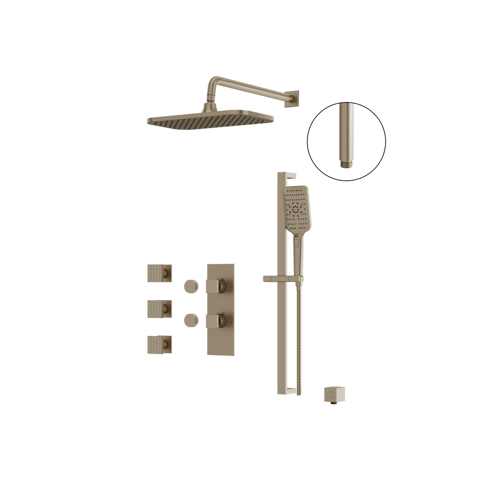 Aquabrass Miamibox MIAMIBOX3 MIAMIBOX3 Shower Faucet 3W Non Shared