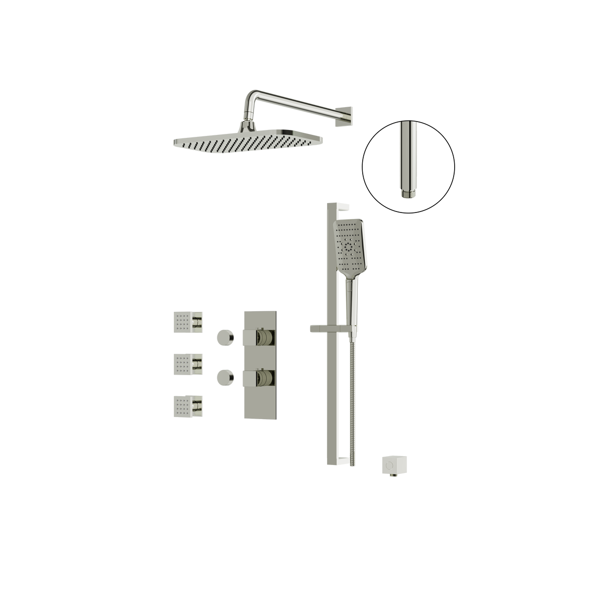 Aquabrass Miamibox MIAMIBOX 03 Shower Faucet 3W Shared