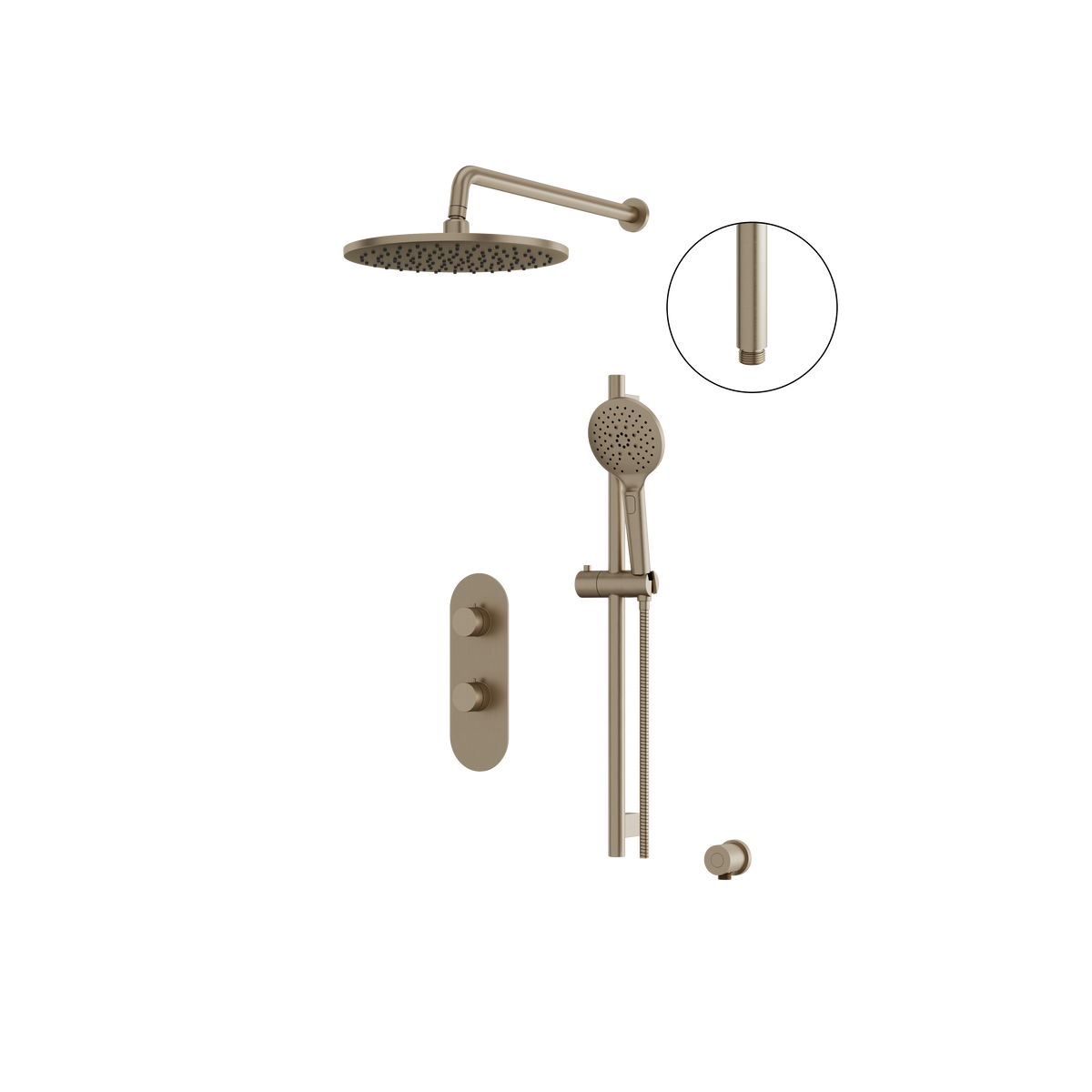 Aquabrass Showerbox SHOWERBOX01 Shower Faucet 2-Way Shared