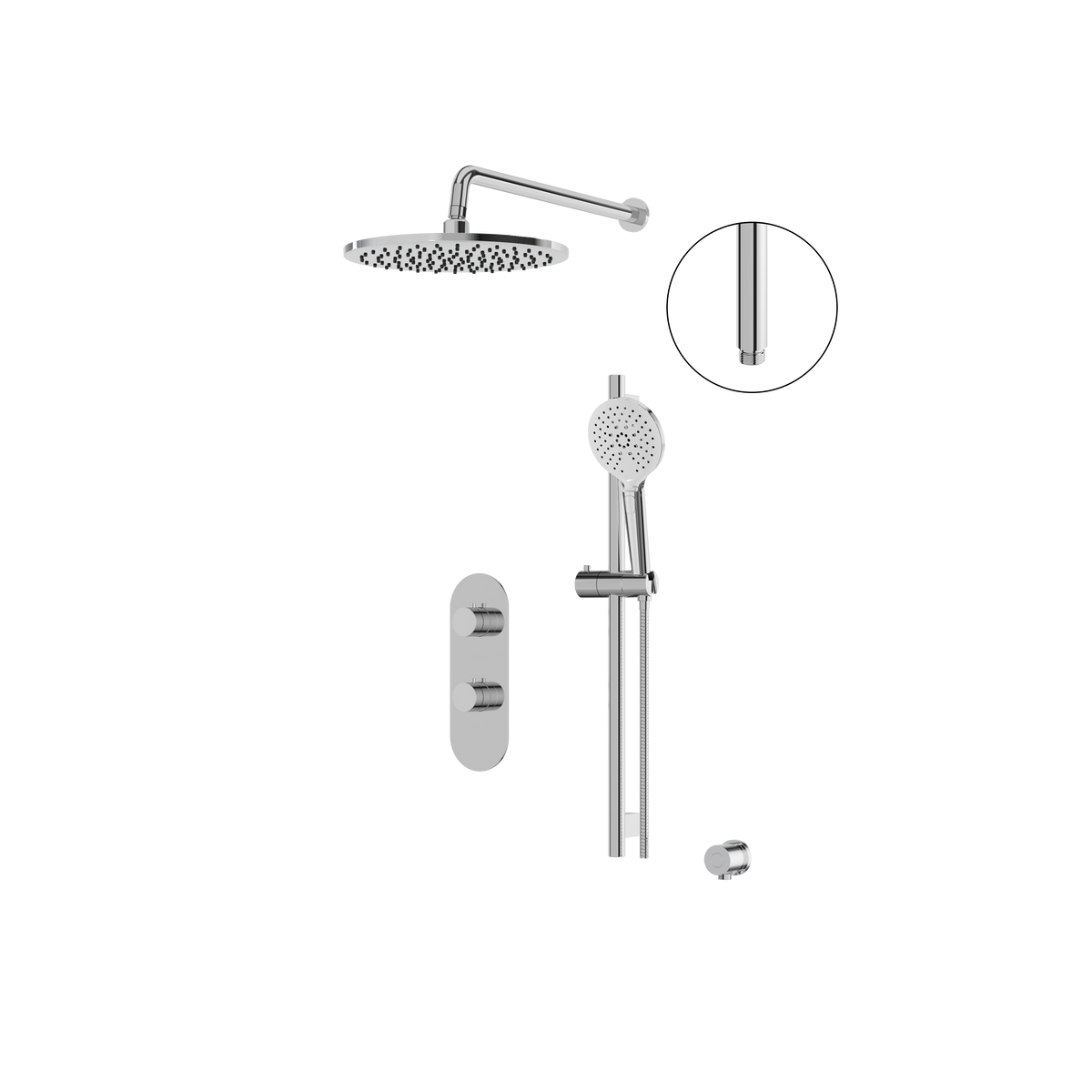 Aquabrass Showerbox SHOWERBOX01 Shower Faucet 2-Way Non Shared